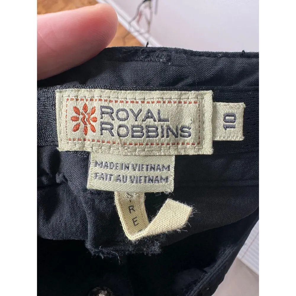 Royal Robbins Women 10 Pant Capri Stretch Walking Outdoor Active Nylon Hiking - Image 7