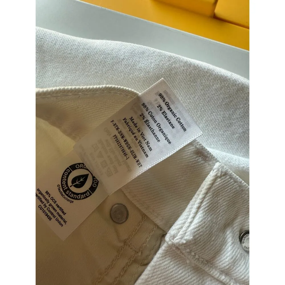 $118 New Everlane The Way High Slim Jeans in White - 26S - Image 10