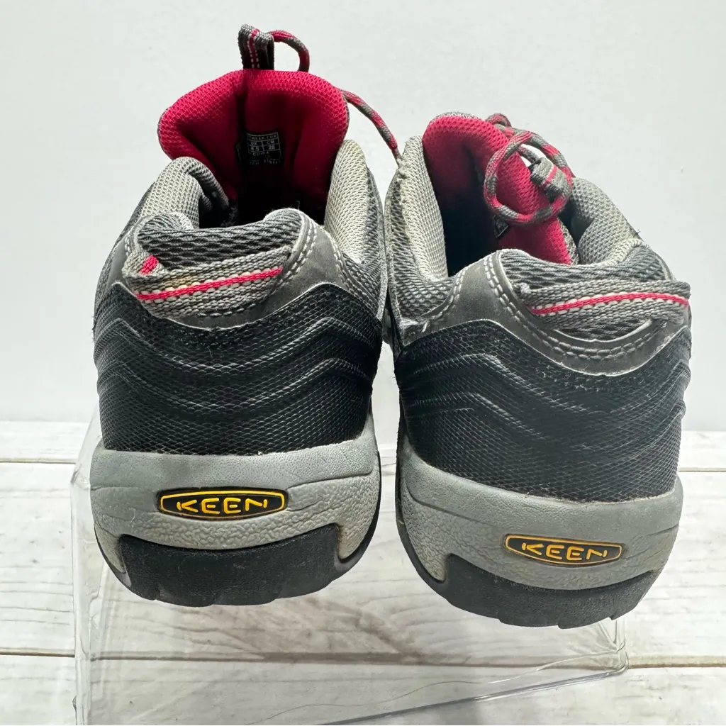 Keen Gray Magenta Hiking Shoes Rubber Sole & Toe Kick Mesh Upper Outdoor Size 11 - Image 5