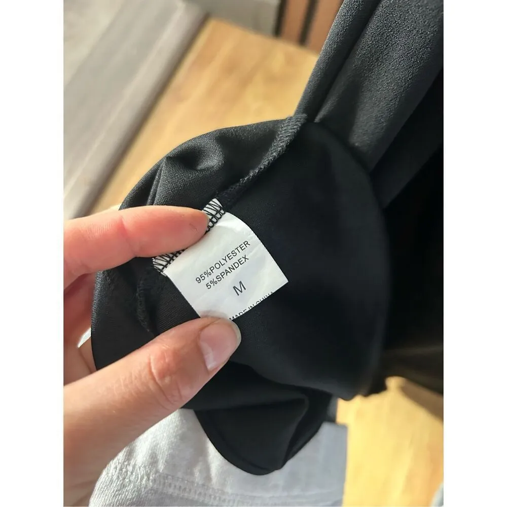 Black sexy Spanish￼ inspired ruffle dress size medium no brand long maxi dress - Image 5