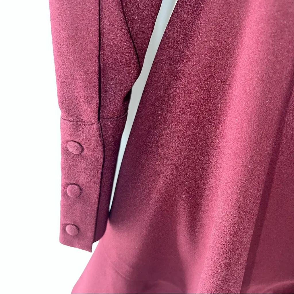 C/MEO Collective Deep Red Long Sleeve Dress - Image 8