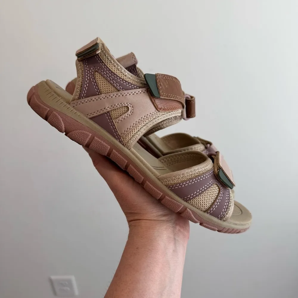 Lands End Women's All Weather Everyday Sandals in Mauve Quartz Size 6B - Image 3