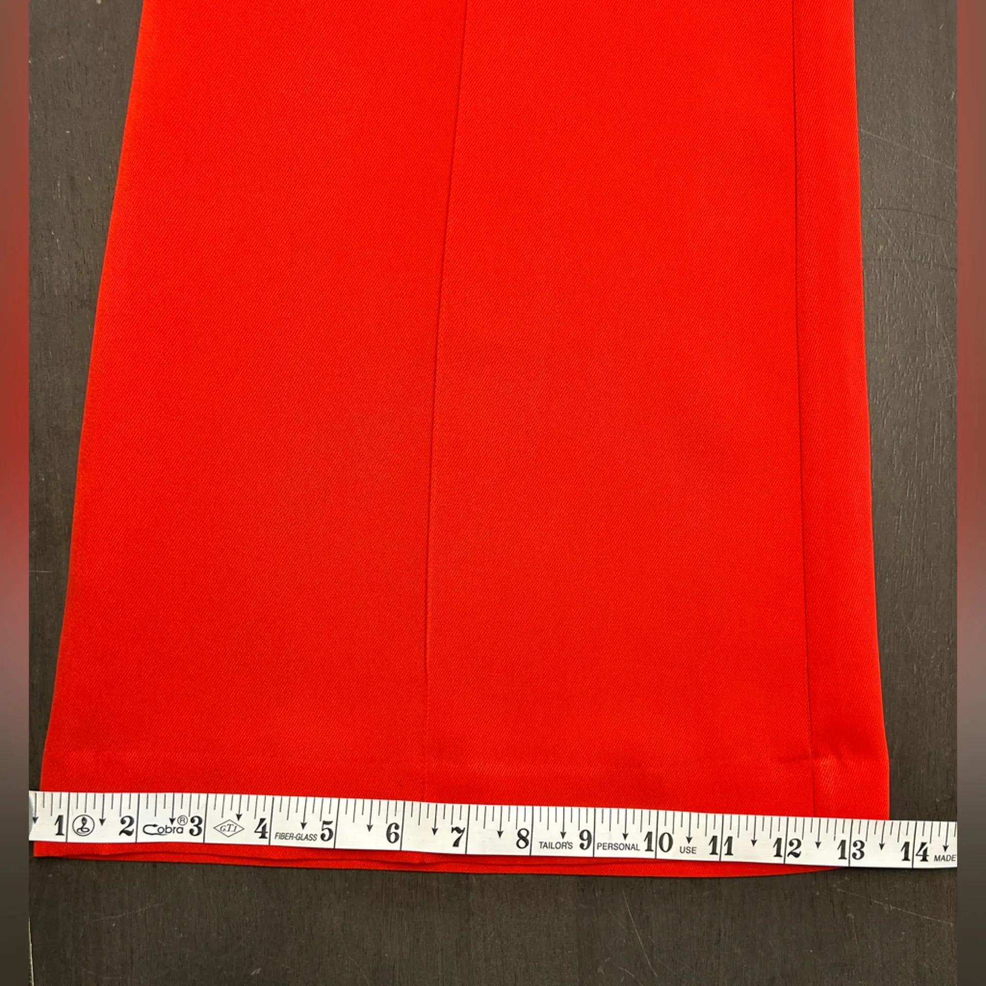 H&M vibrant red flared trouser dress pants. Bold polished Valentine’s Day 6 REG - Image 9