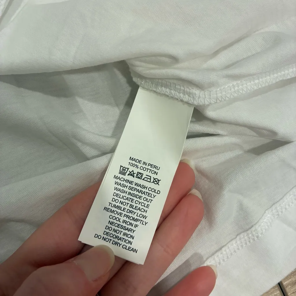 NWT Kate Spade Ladies First Ladybug Tee Fresh White Short Sleeve Size S - Image 6