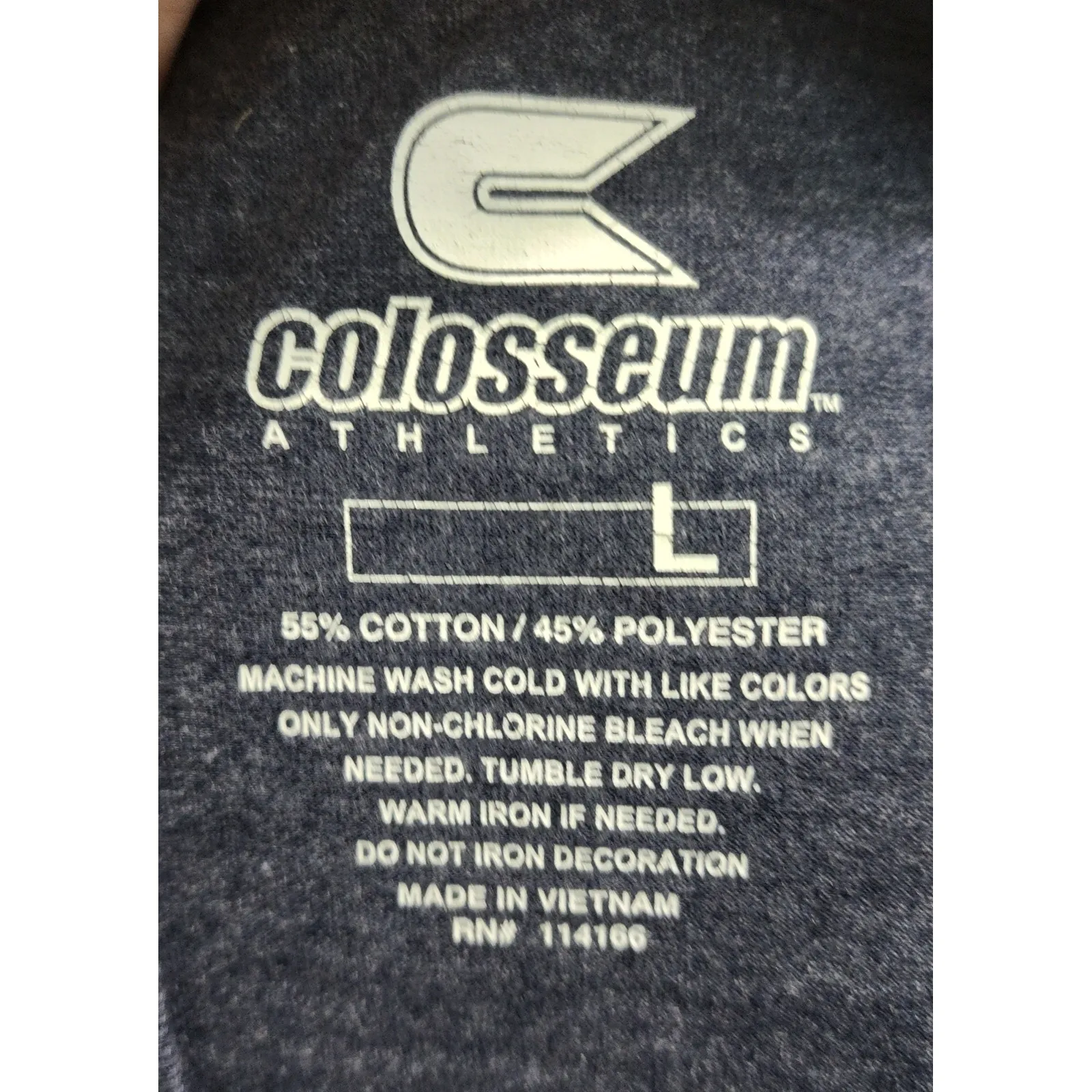 Virginia Cavaliers Colosseum Athletics T Shirt NCAA Heather Blue Large‎ - Image 3