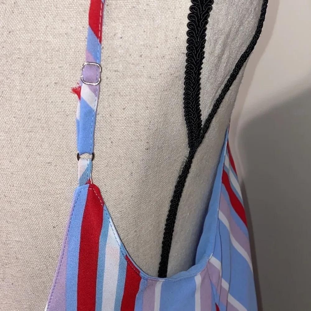 Buddy Love medium striped shift lined dress NWT Blue - Image 10