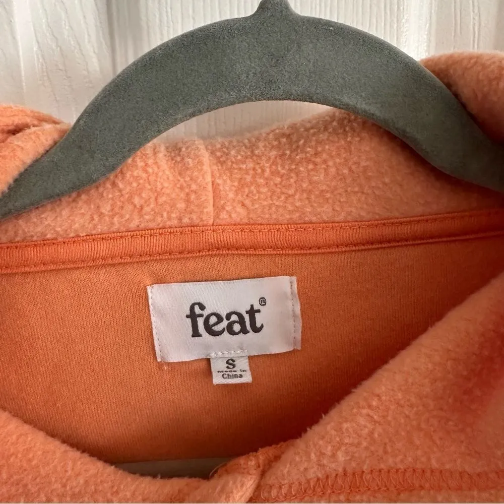 FEAT BlanketBlend Hoodie Peach Women’s Size Small - Image 3