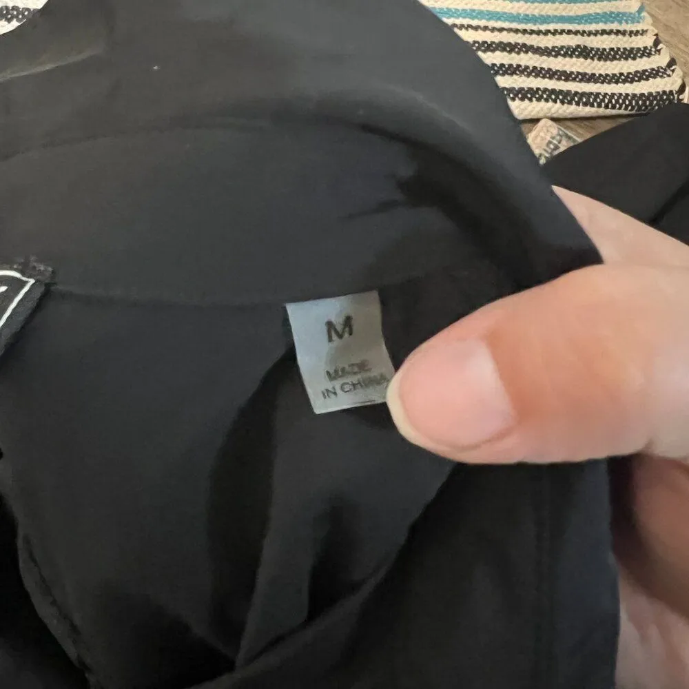 Bagatelle  medium black button down - Image 8