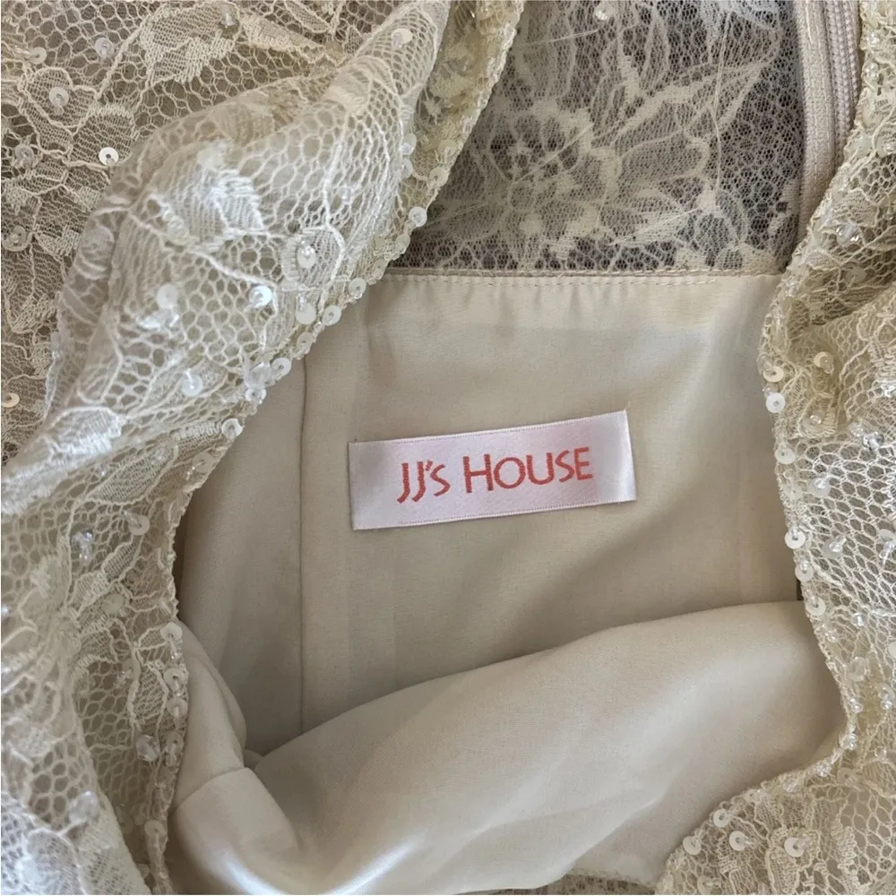 JJ’s House Wedding And Special Occasions Dress Champagne Color Size 16 - Image 10