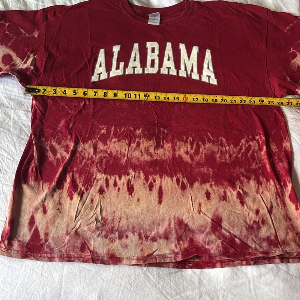 University of Alabama hand dyed Tie-Dye T-Shirt - Image 5