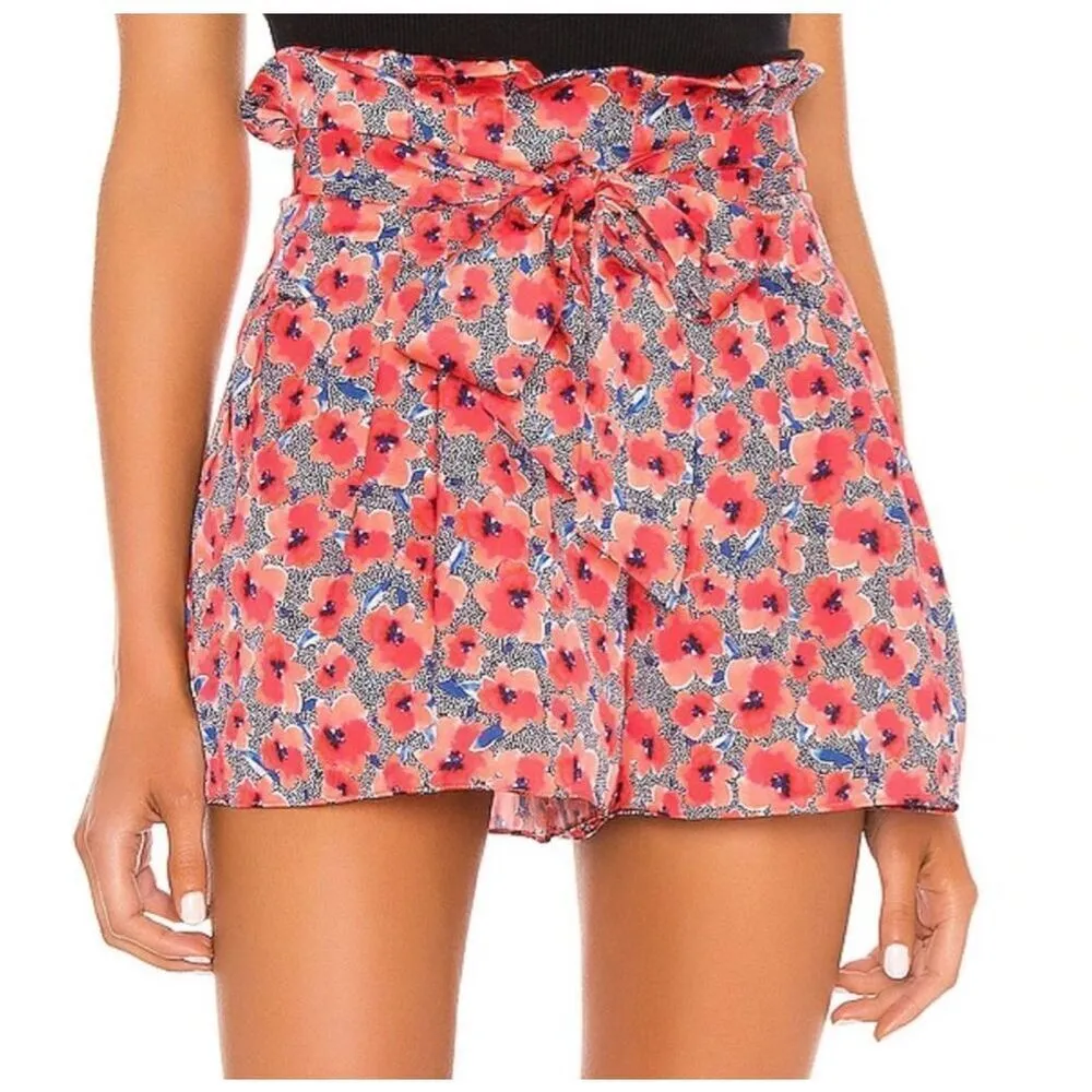 House of Harlow 1960 x Revolve Leland Short Floral Size Small Red - Image 2