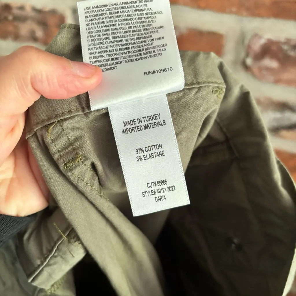 Agolde Daria Utility Cargo Crop Wide Leg Pants, 30 - Image 9