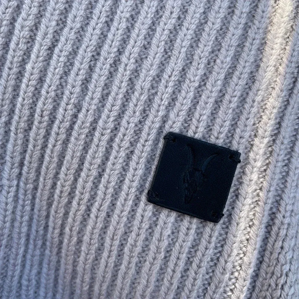 NWT ALL SAINTS BLUSH PINK WOOL BLEND SCARF - Image 3