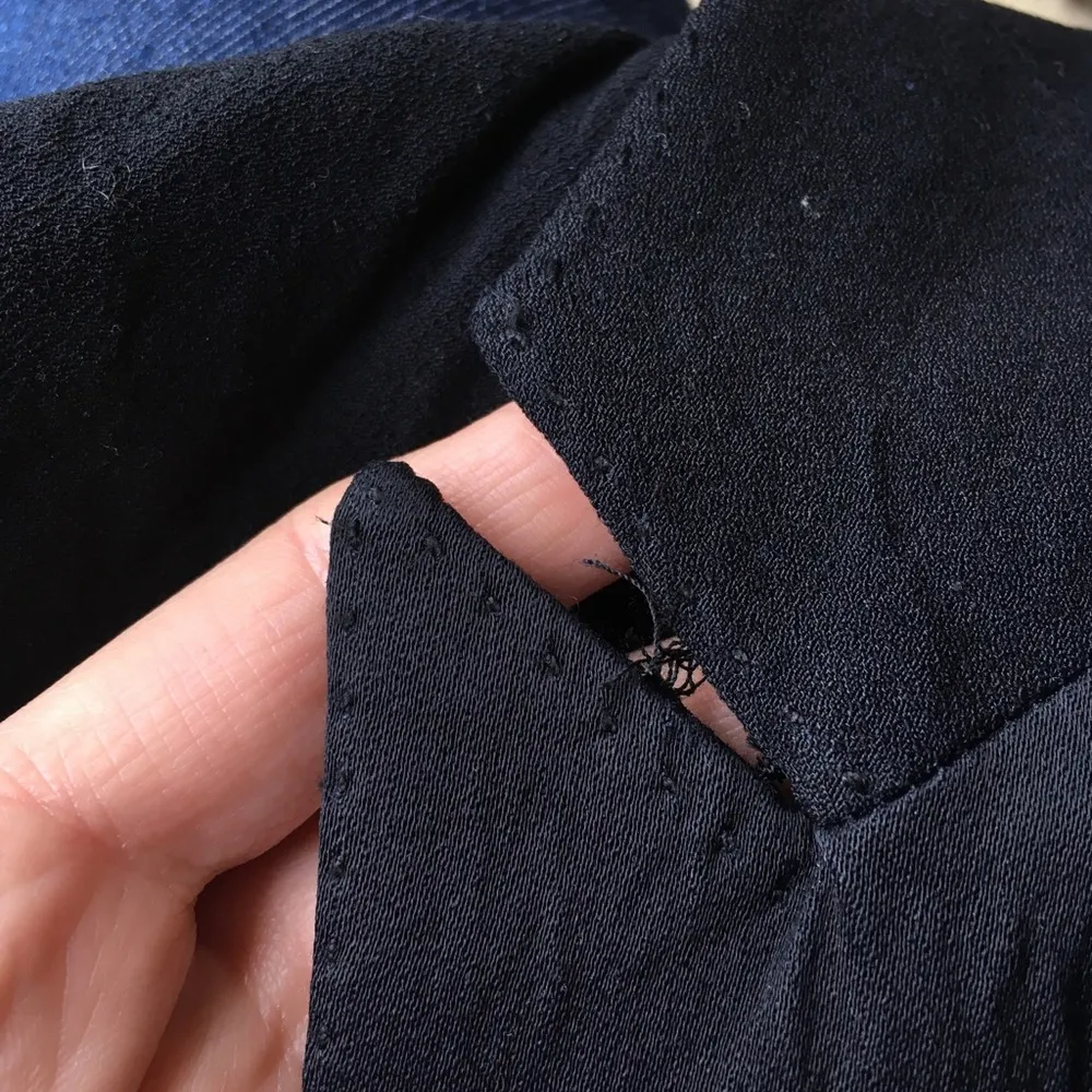 Ted Baker London Black Blazer Wool Blend Size 1 - Image 8