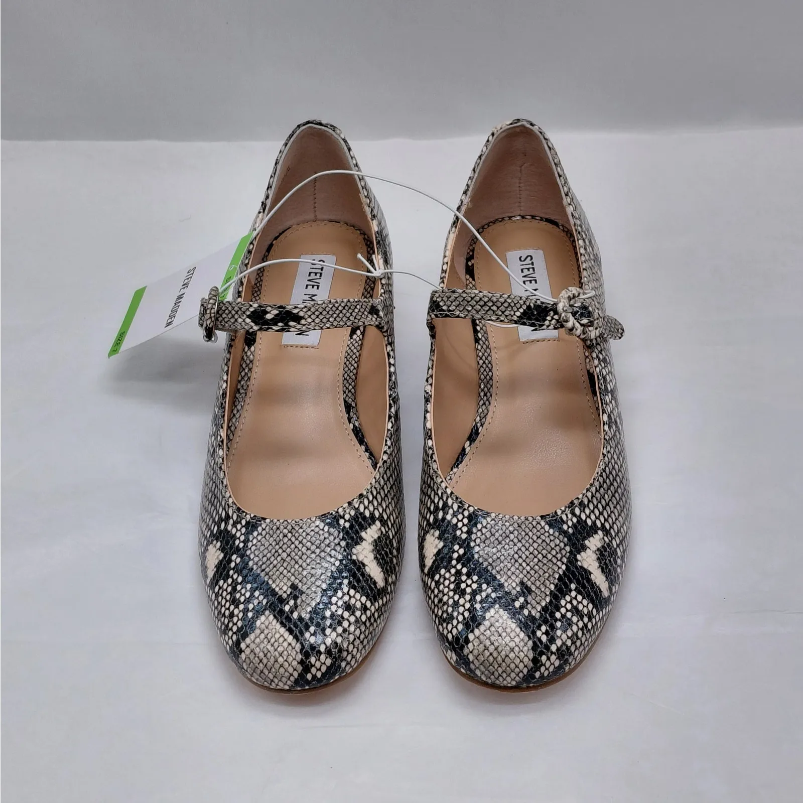 Steve Madden Jodee Womens Mary Jane Shoes Sz 7 Snake Print Academia School Girl - Image 5