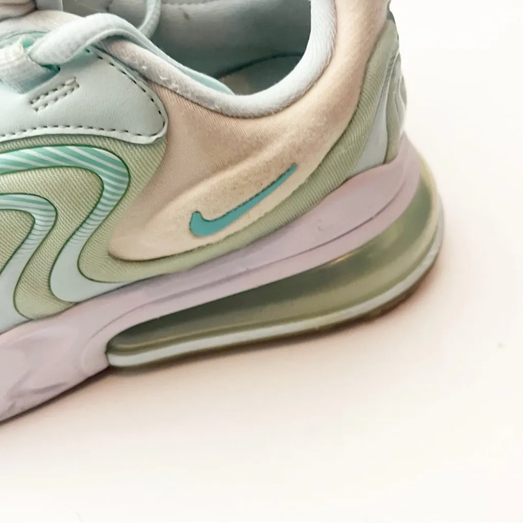 NIKE Air Max 270 React Glacier Blue Lace Up Tennis Shoes Sneakers, Size 9 - Image 10