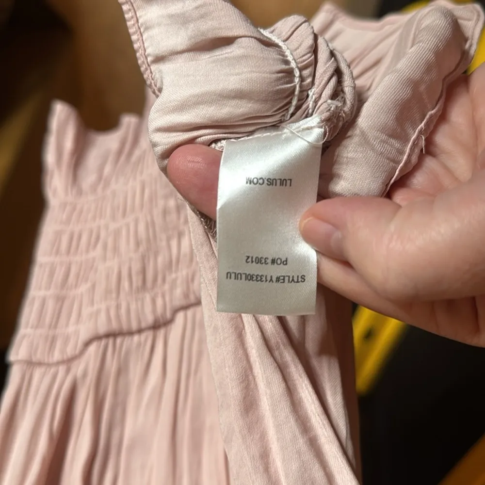 Lulu’s Cherished Memories Blush Pink Sleeveless Top Blouse Size Medium - Image 12