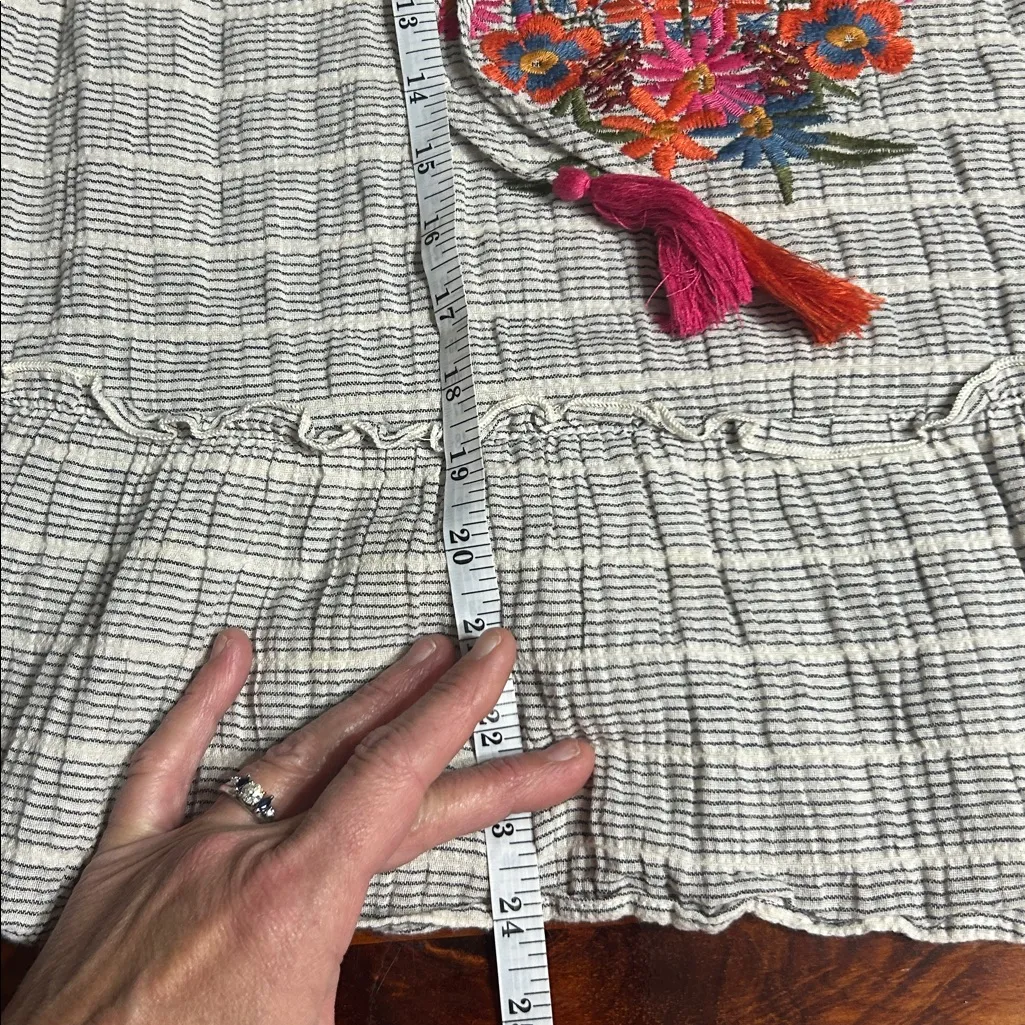 THML Striped Top with Colorful Embroidery - Image 6