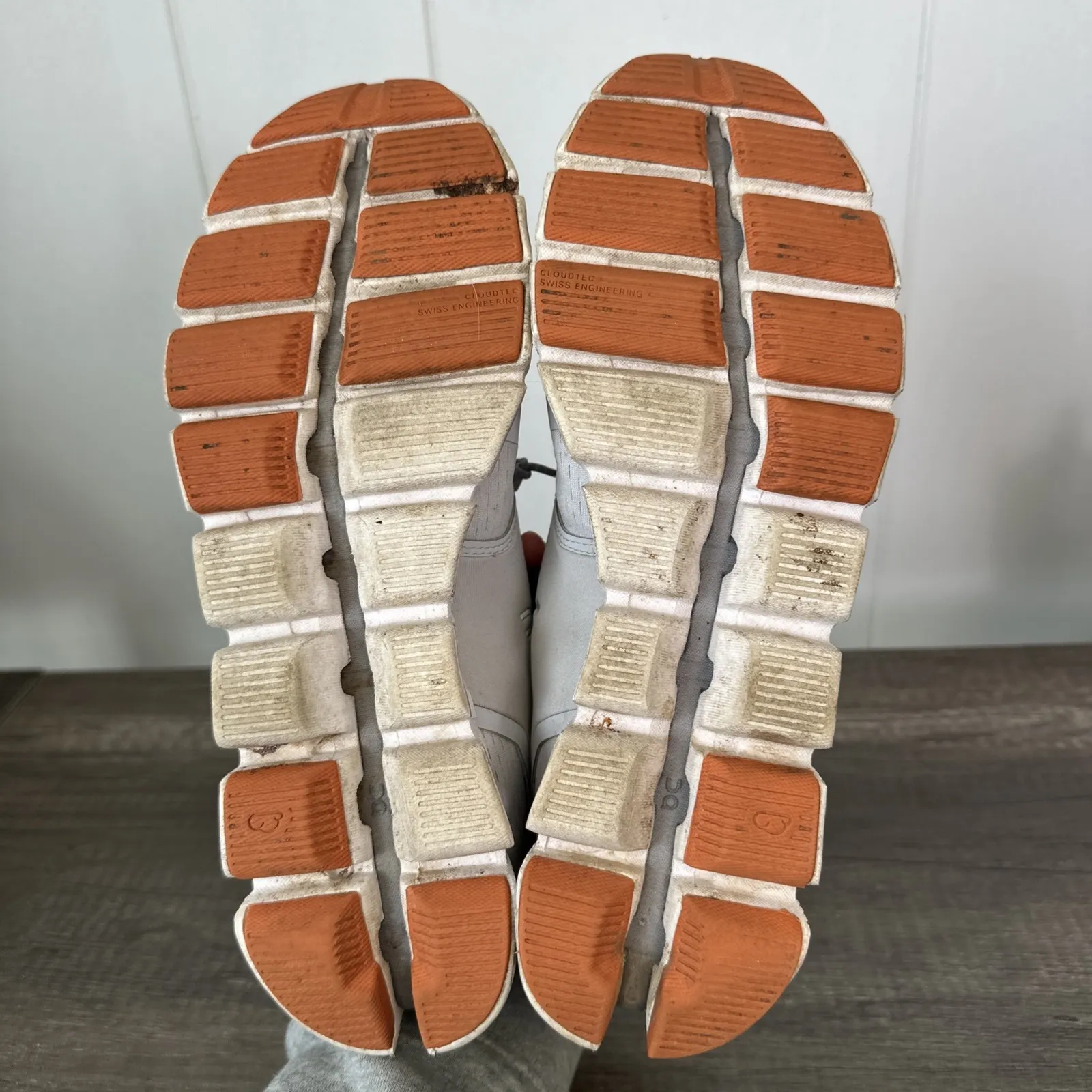 Women's On Cloud Size 9 5 Terry Sneakers Grey Athletic Comfort Slip On Gray - Image 6