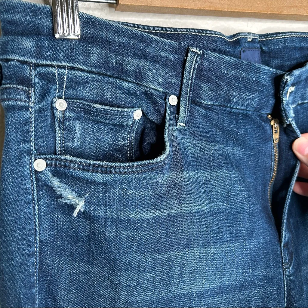 Mother The Looker jeans Dark Graffiti 30 Blue - Image 3