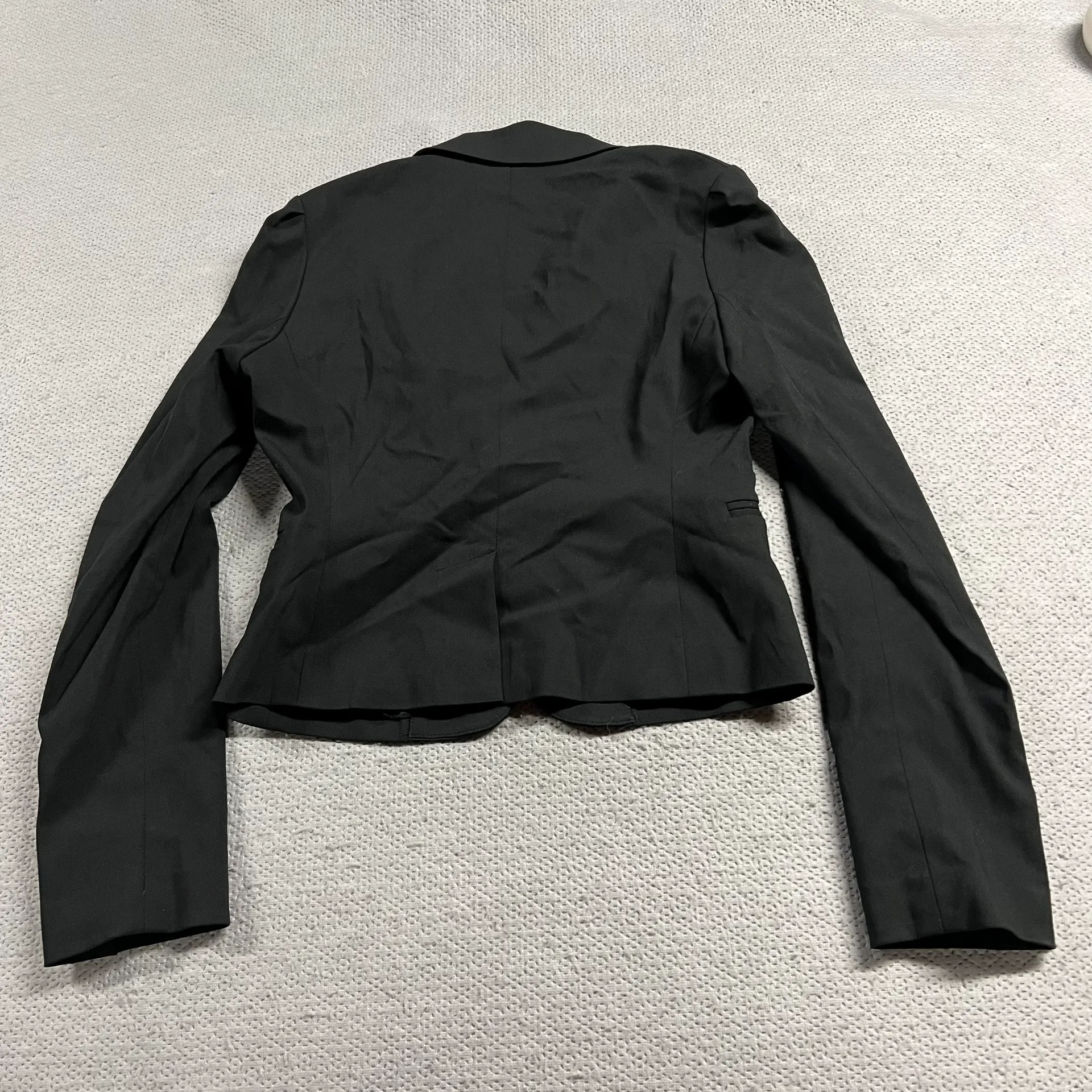 EXPRESS Vintage  Black Single Button Career Professional Blazer Size 4 EUC - Image 5