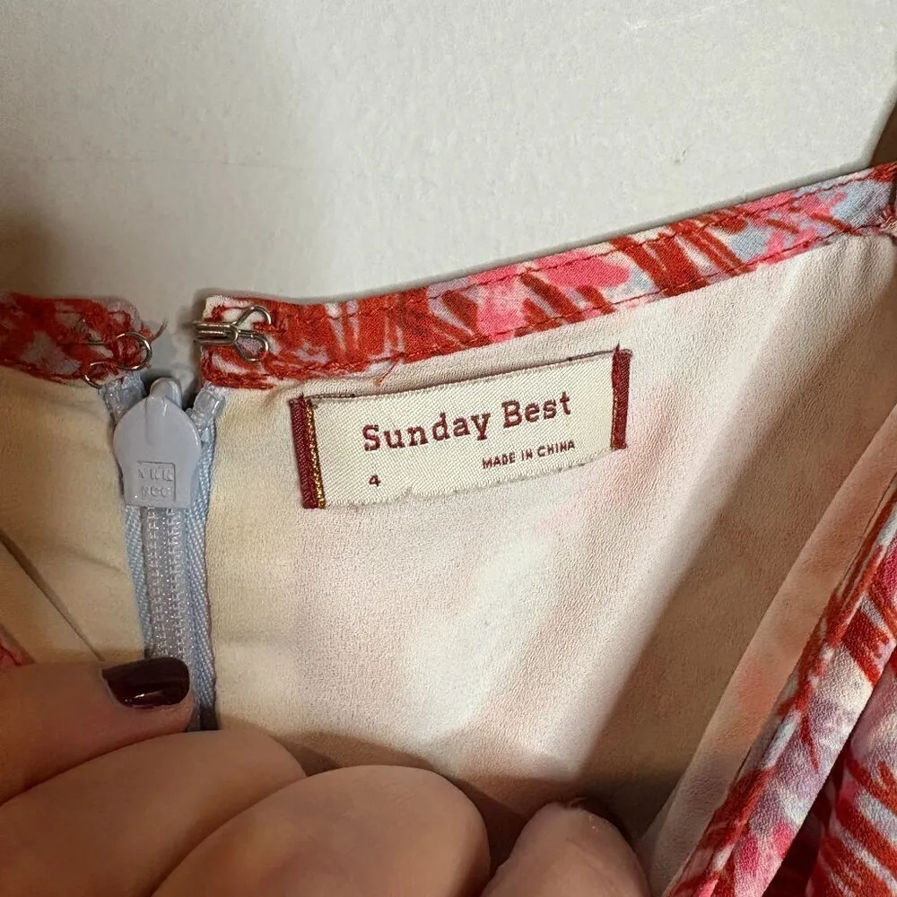 Aritzia Sunday Best Lipinski Patterned dress - Image 4