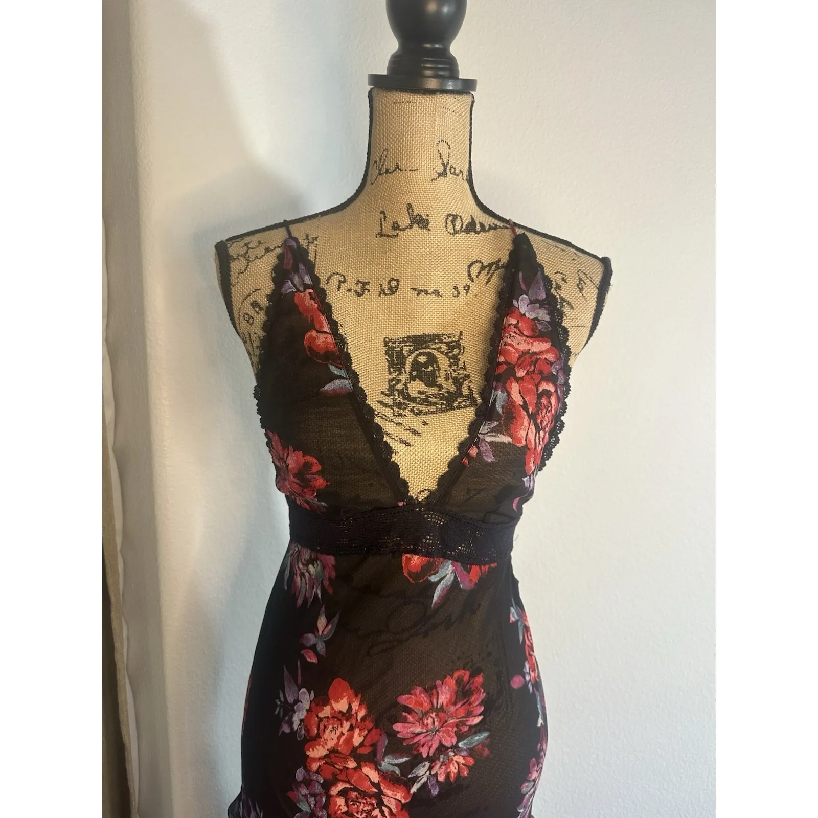 Free People Intimately Stay Awhile Sleeveless Maxi Dress, Size XSmall - Image 3