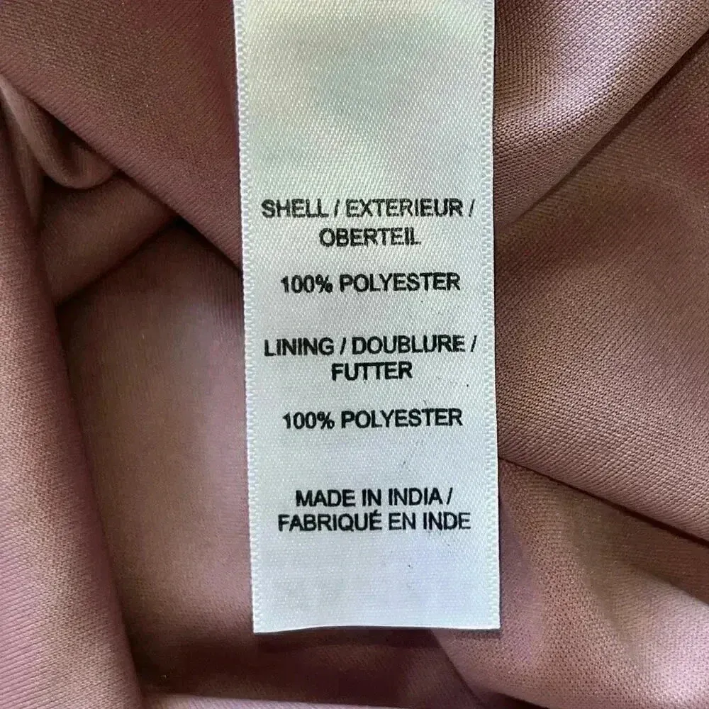 Aidan Maddox NWT Dusty Rose V Neck Long Sleeve Sequin Cocktail Dress‎ Size 6 - Image 5