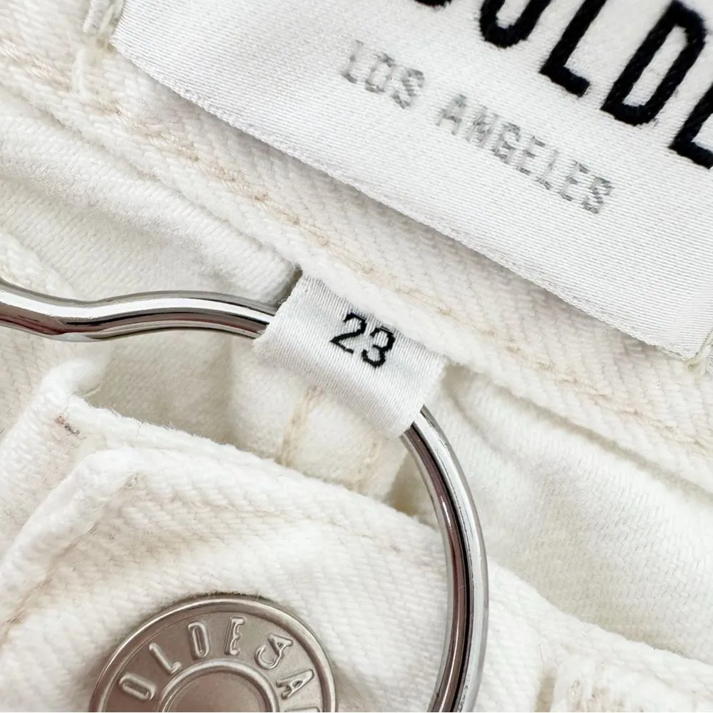 AGOLDE Riley High Rise Straight Crop Jeans in White Size 23 - Image 9