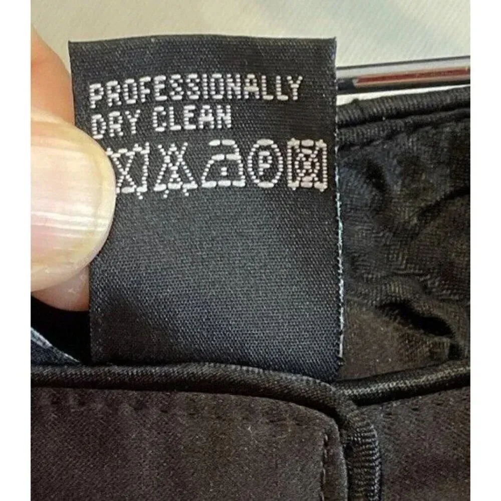 Etcetera Size 6 Dress Pants Wool Blend High Waist Straight Leg Satin Office NEW‎ - Image 7