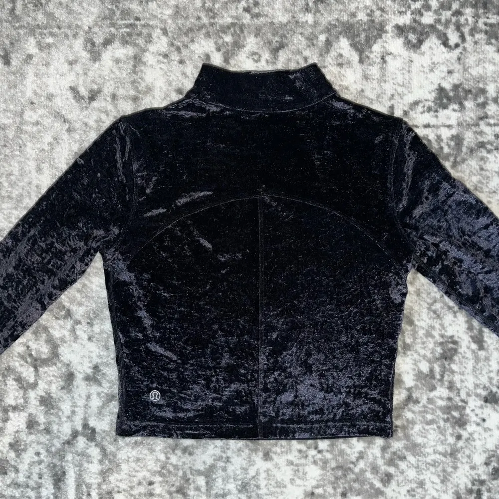 Lululemon All Aligned Mock Neck Long Sleeve *Crushed Velvet - Image 7