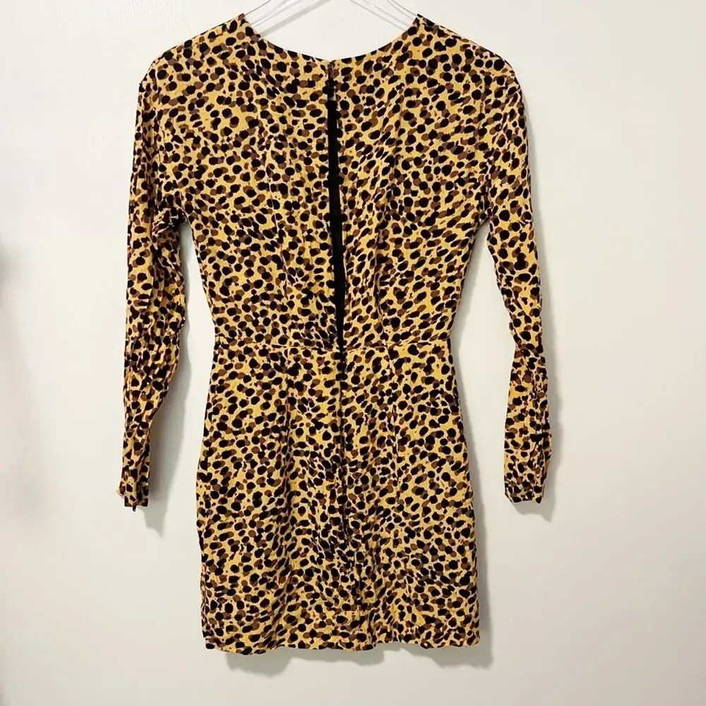 & OTHER STORIES Leopard Mini Dress size‎ 0 - Image 3
