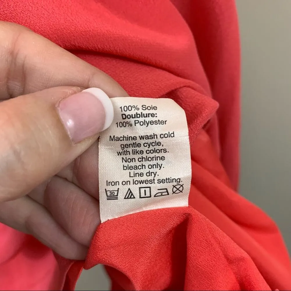 J Crew Silk Pink Drop Waist Drawstring Dress - Image 4