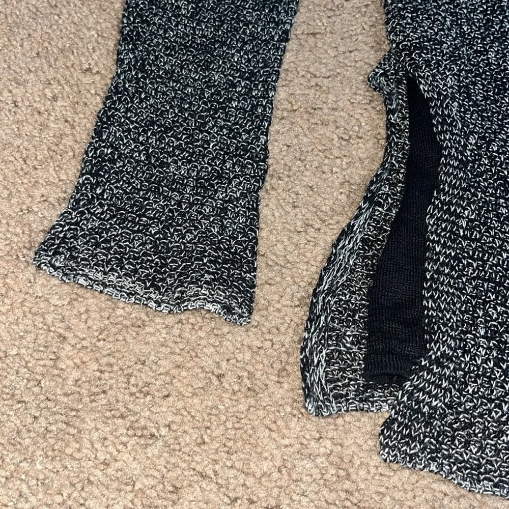 Eileen Fisher Organic Linen Cotton Grain Rolled Bateau Neck Layered Sweater M - Image 6