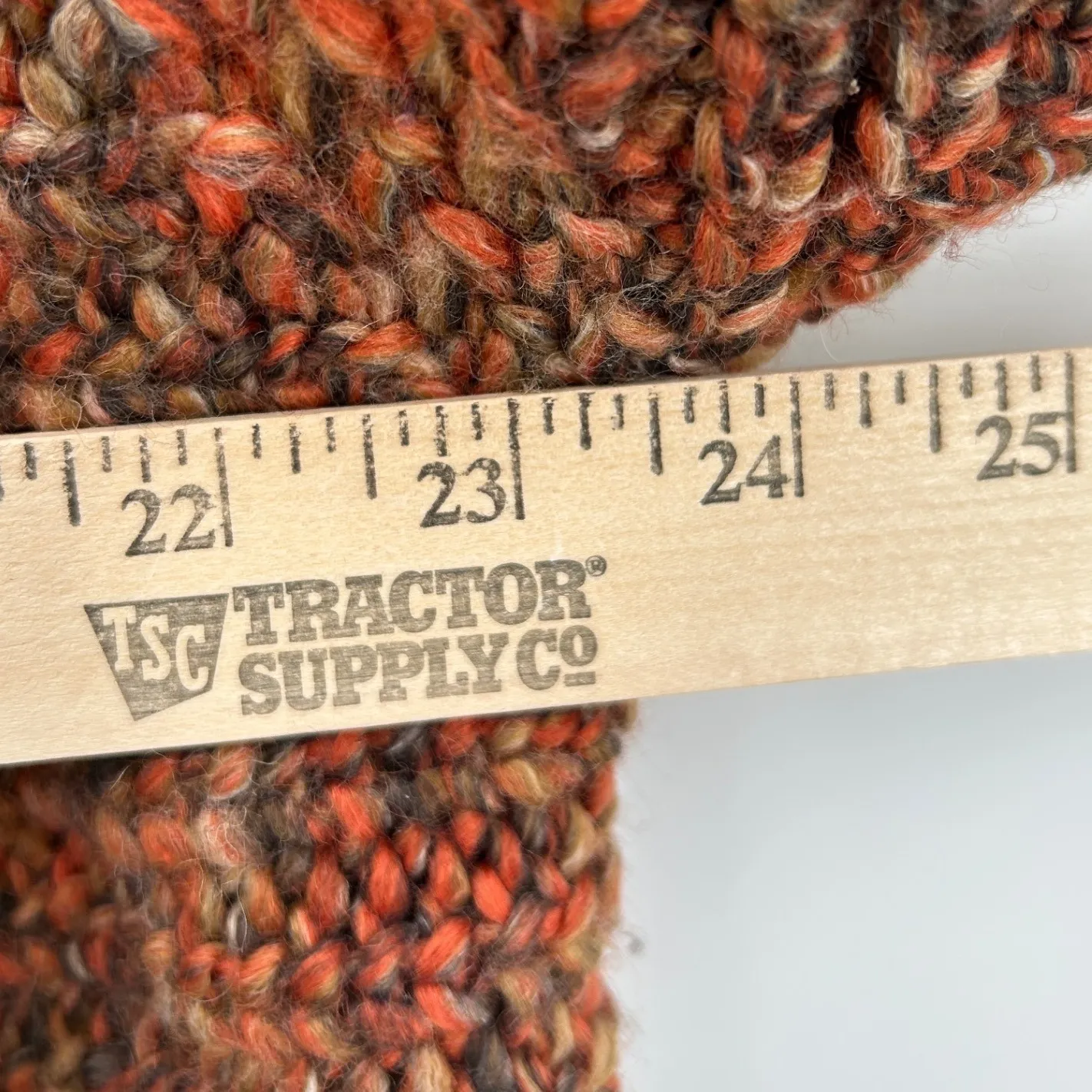 Chicos Boho Katarina Cardigan Sweater Brown Marled Knit Fringe Chain Sz 1 Medium - Image 7