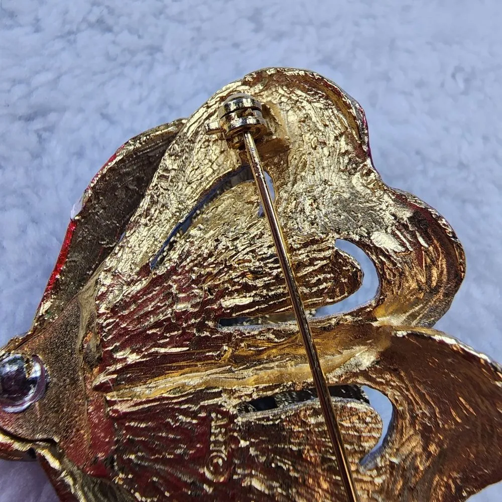 Ceramic Flower Jewelry Pin Brooch Tulip Shape 3 - Image 7