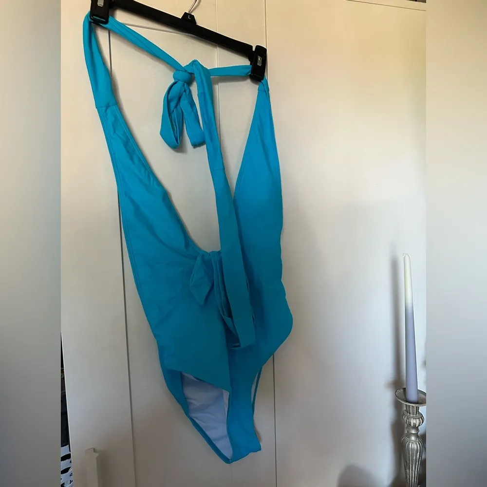 NWOT Turquoise One Piece Bathing Suit - Image 7
