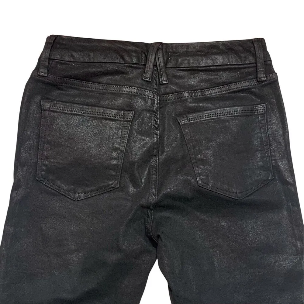 Women Jeans Sz 8/29 Good Legs Black Skinny Sculpting Shiny GAGL001 - Image 3