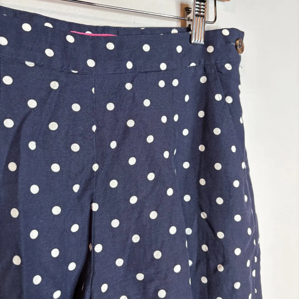 Joules Alexi Print Culottes Navy Spot Blue Size 6 - Image 3