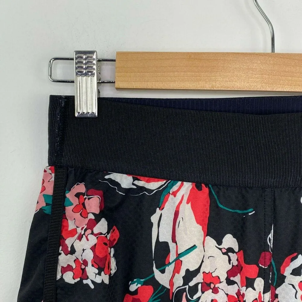 Athleta Womens Capri Cropped Floral Leggings Size Small Workout Running Training - Image 5