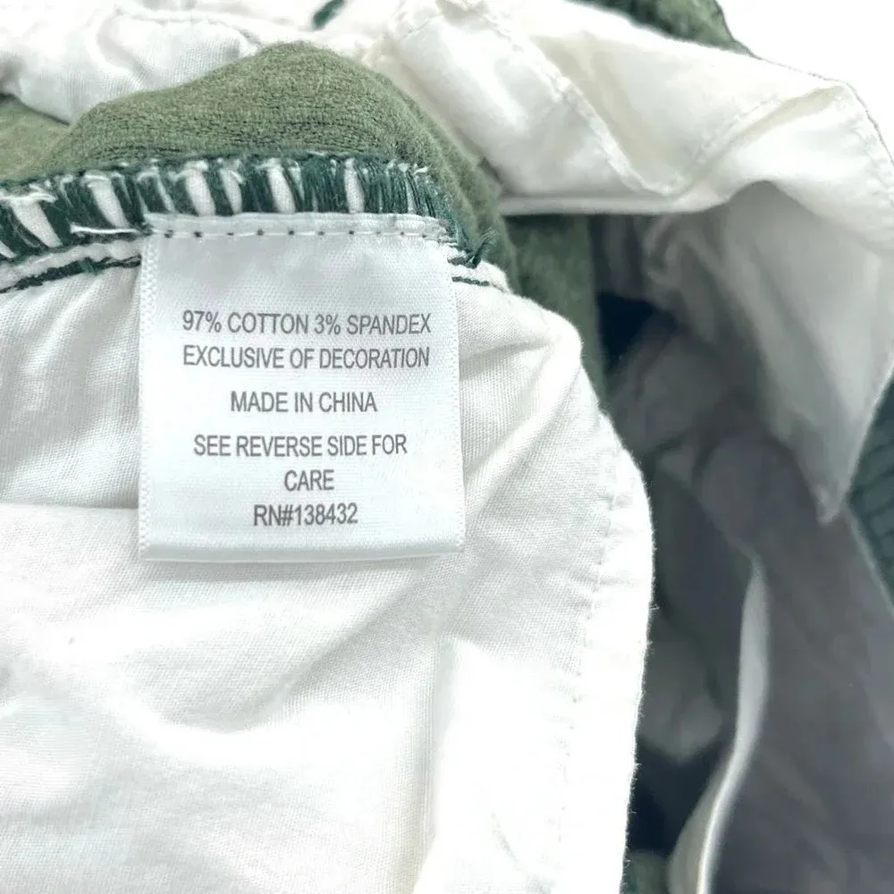 ModCloth The Boulder Wide Leg Corduroy Pants In Olive‎ Green Size 00 - Image 10