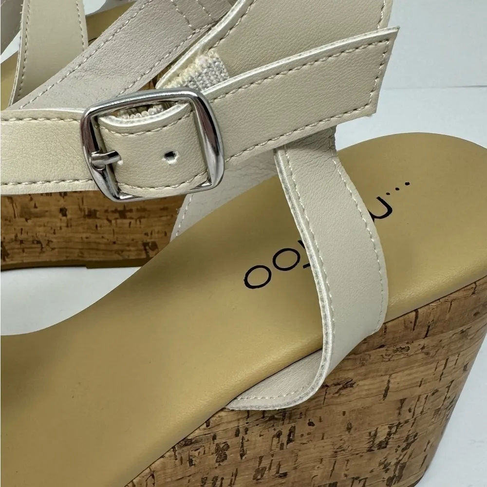 Me too Taupe cork wedge adjustable strap sandals size 9.5 New!NWOB - Image 8