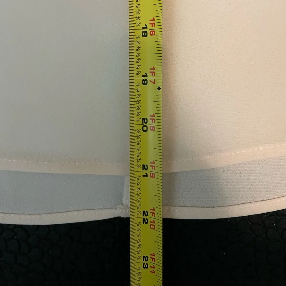 Topshop Blouse Womens Peach Cold Shoulder Ruffle Half Sleeve High Neck Size‎ 6 - Image 10