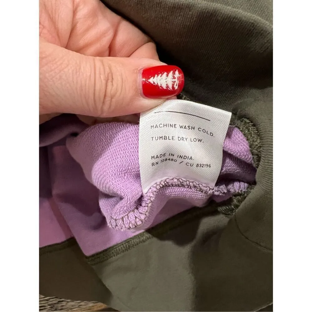 Pact sweatshirt organic cotton sz M Green Size M - Image 5