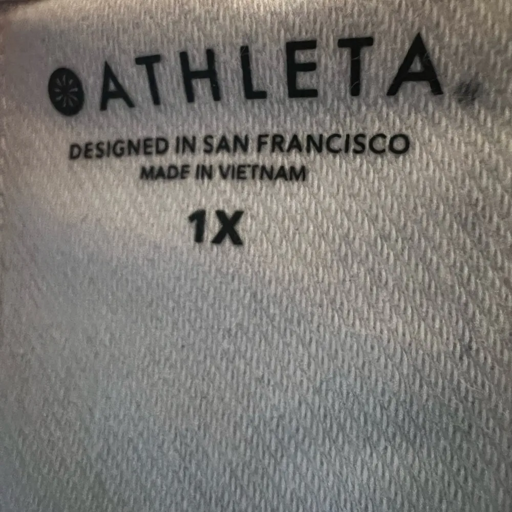 Athleta Grey Printed Farallon Romper Shorts Jumpsuit 1X - Image 3