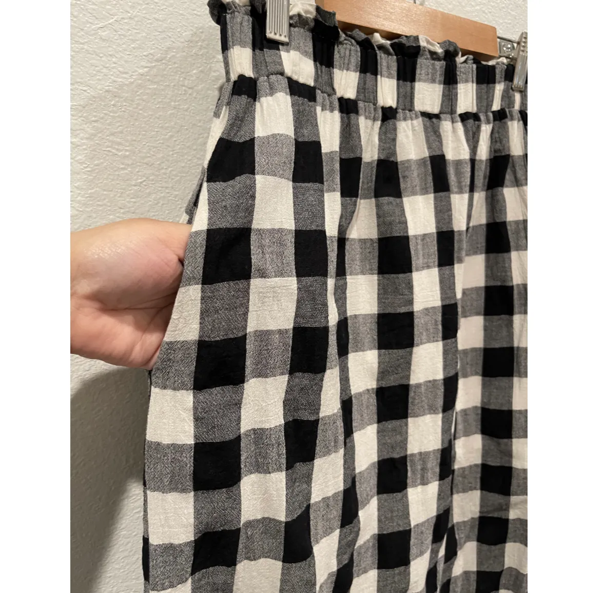 BRICKYARD BUFFALO Black And White Midi Skirt - Image 3