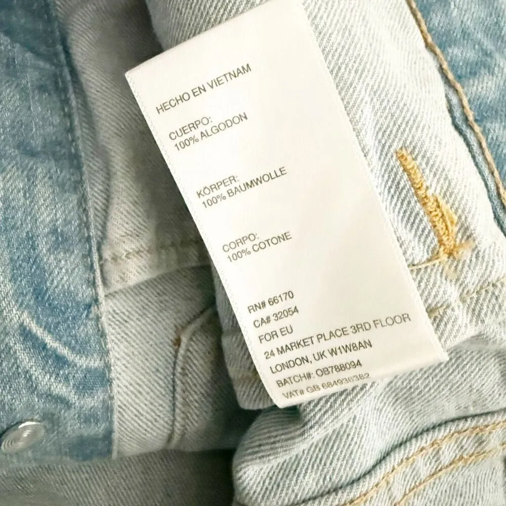 BDG URBAN OUTFITTERS | Medium Wash Denim Jean Jacket Button Closure | Medium - Image 7