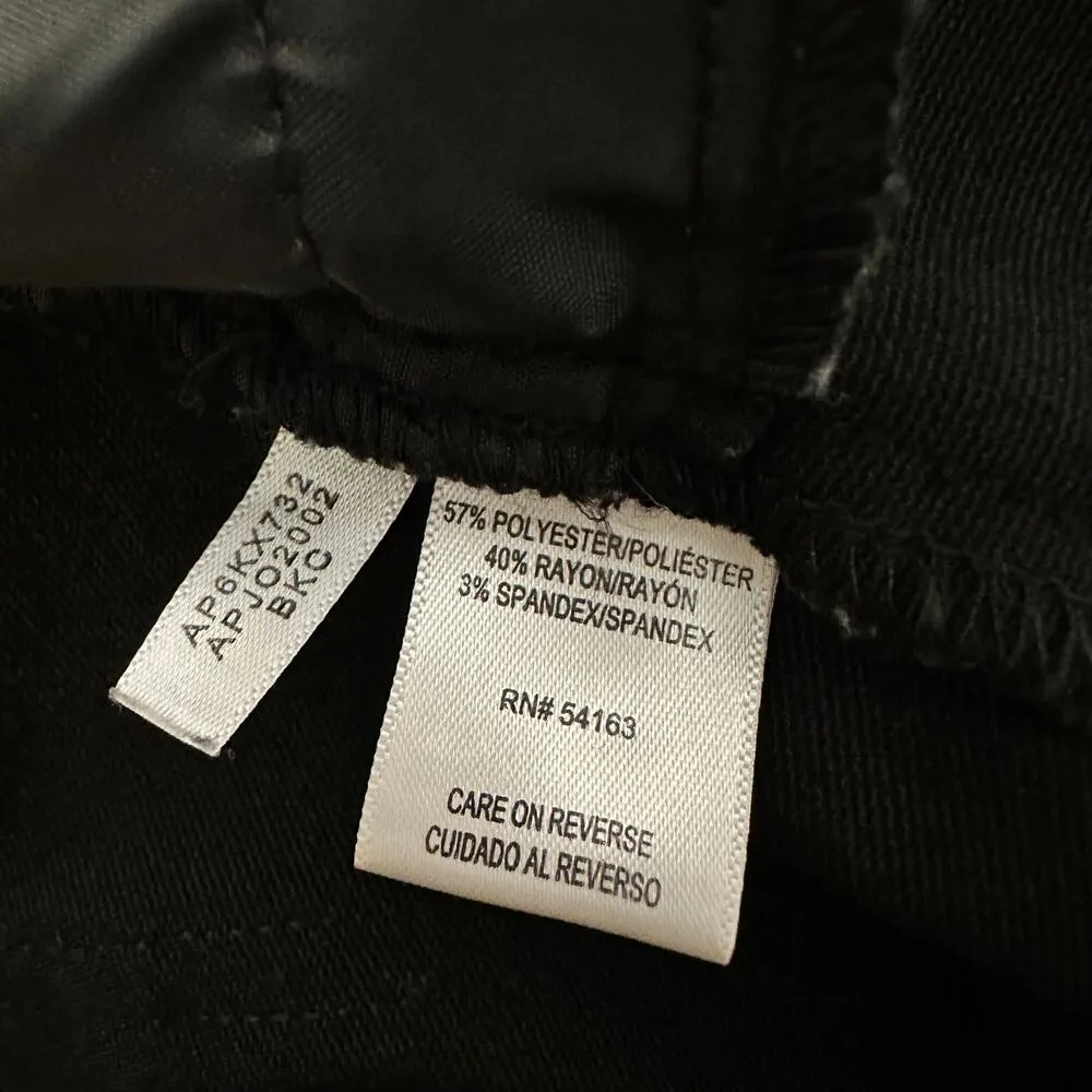 Andrew Marc Black Skinny Stretch Dress Pants Women's Size 2 - Image 7