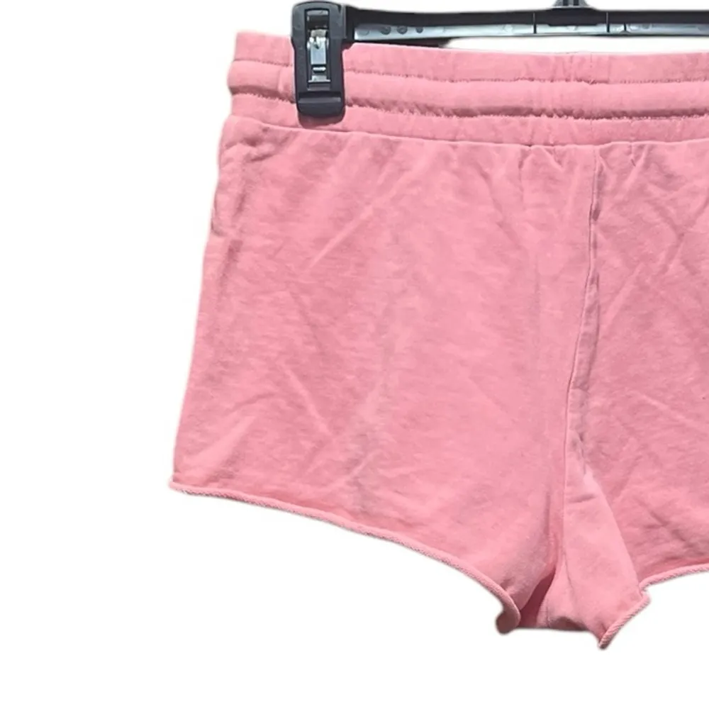 Peloton Unwind French Terry Pink Lounge Shorts Size Small - Image 8