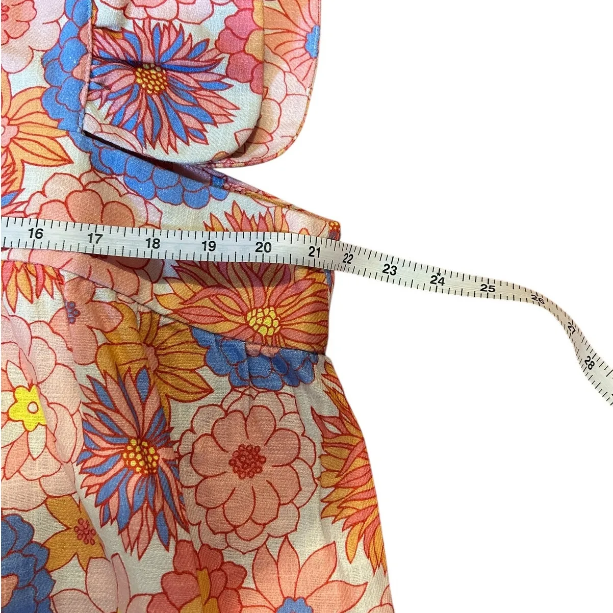 Tuckernuck x Cameran Eubanks Wimberly Folly Floral Flutter Sleeve Mini Dress XXL - Image 4